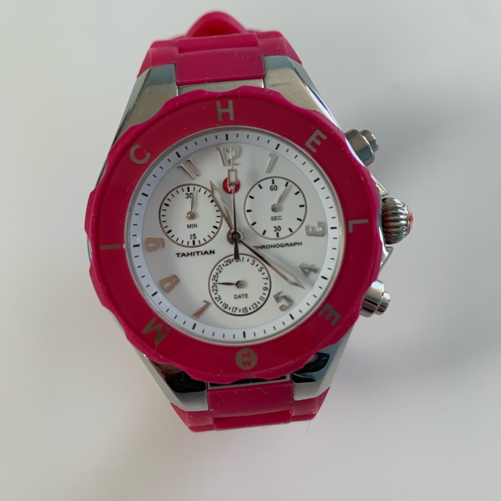 MICHELE Women’s Tahitian Watch Pink